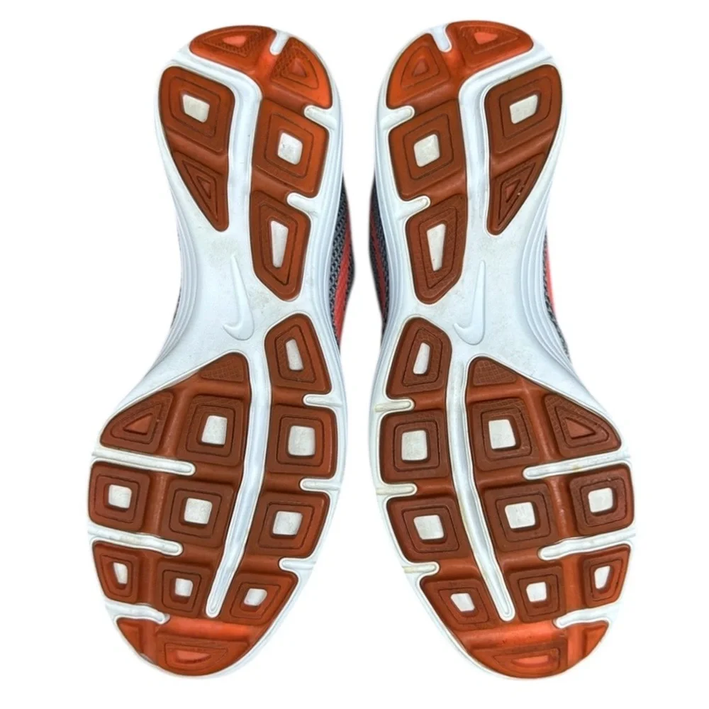 Nike Revolution 3 #819303-002 Gray Orange Women's Running Shoes Sneakers Size 8